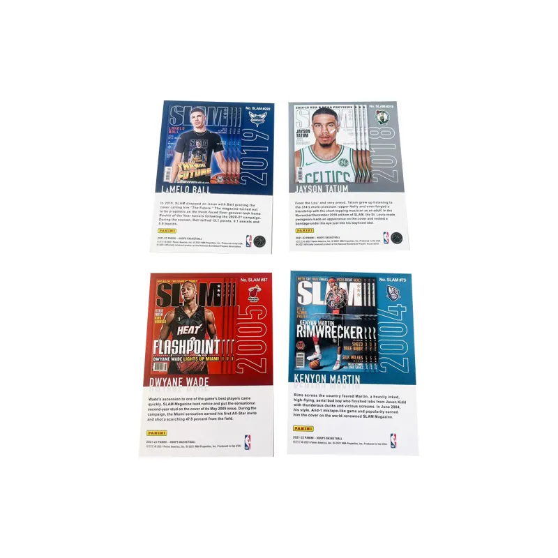 PANINI 21 22 Wade Tatum Ball Martin Magazine Special Card Combination Player Card Product Access Sports Cards 4 Pcs-1