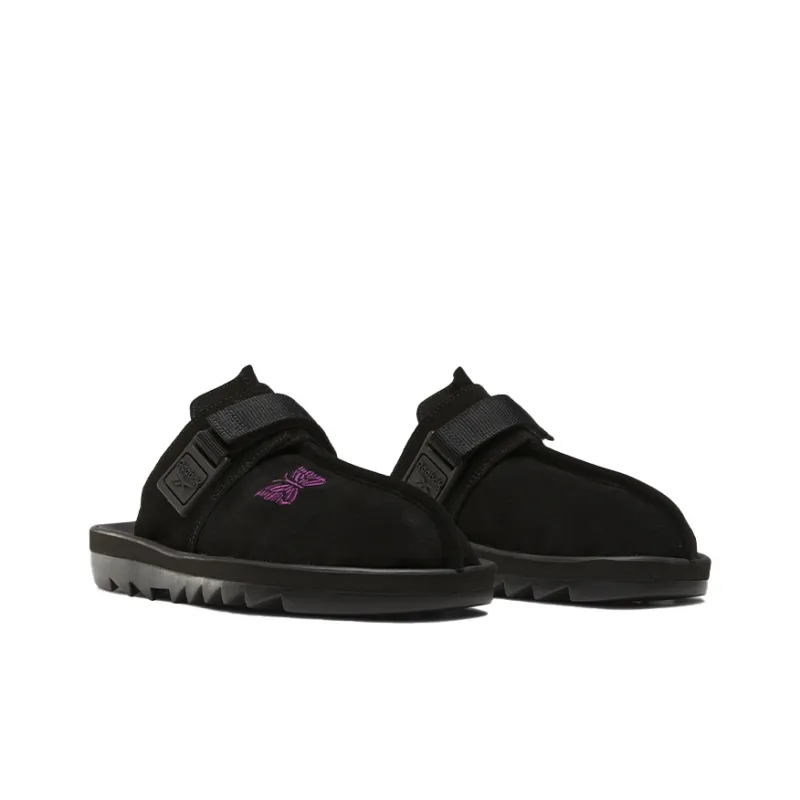 Reebok Needles X Beatnik Slides 'Black'-2