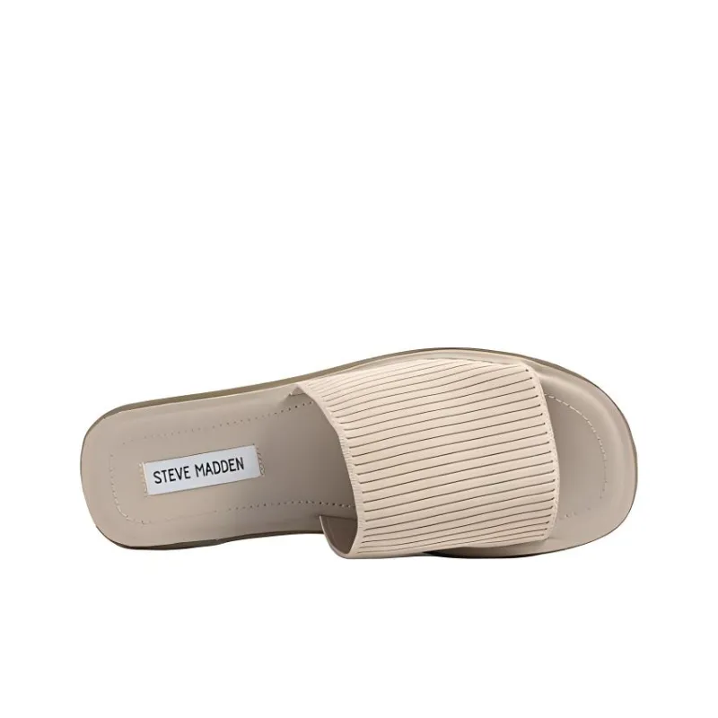 STEVE MADDEN Quiet Slip-Resistant Slide Slippers Women's Beige-4