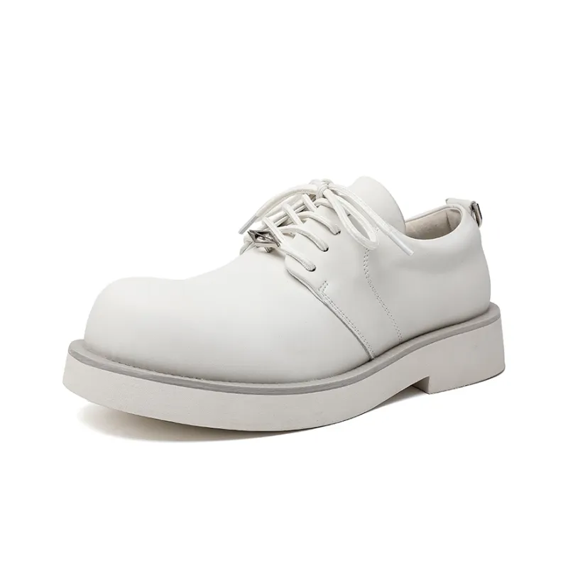 Romon Men's Casual Shoes Men Low Top White-1