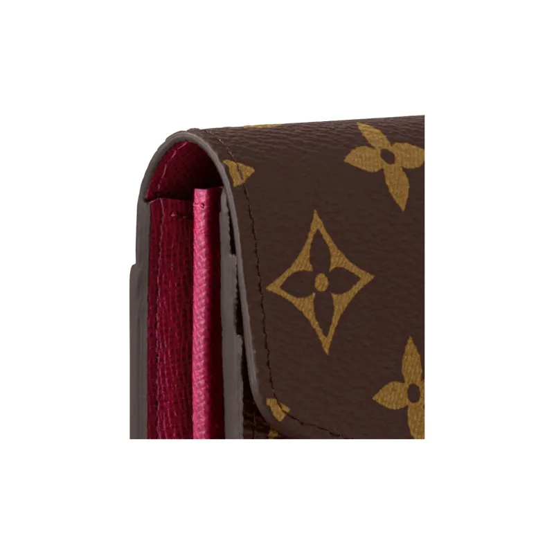 LOUIS VUITTON Sarah Wallet Monogram Fuchsia-4