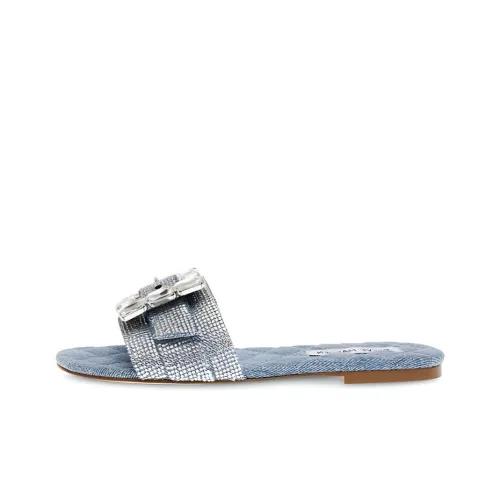 STEVE MADDEN Slide Slippers Women's Blue