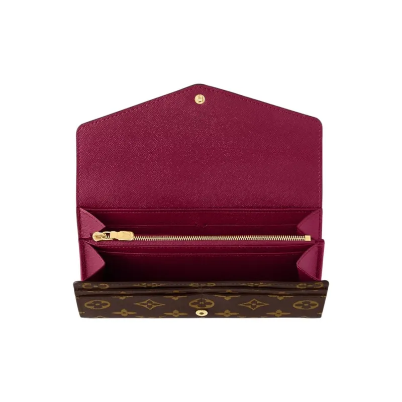 LOUIS VUITTON Sarah Wallet Monogram Fuchsia-3