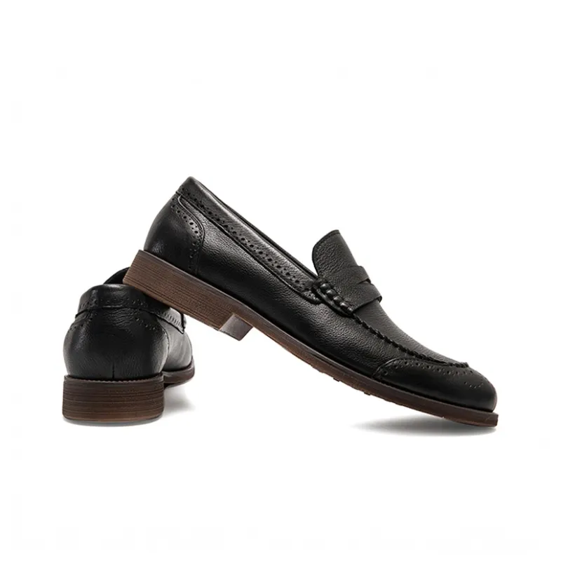 Bansley Dress Shoes Men Low Top Black/Brown/Coffee-2
