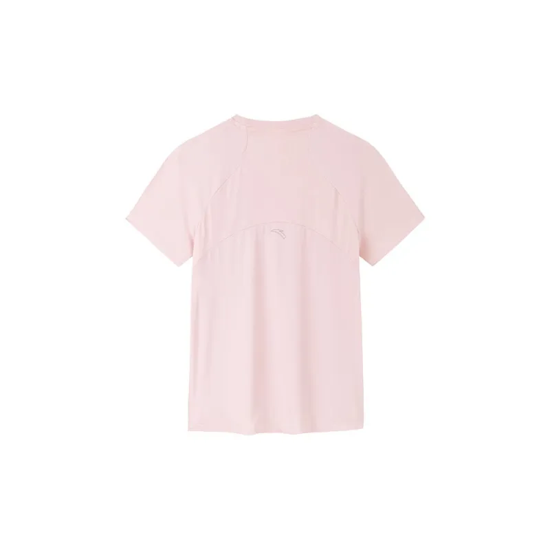 Anta T Shirt Women's Soft And Tender Pink-1