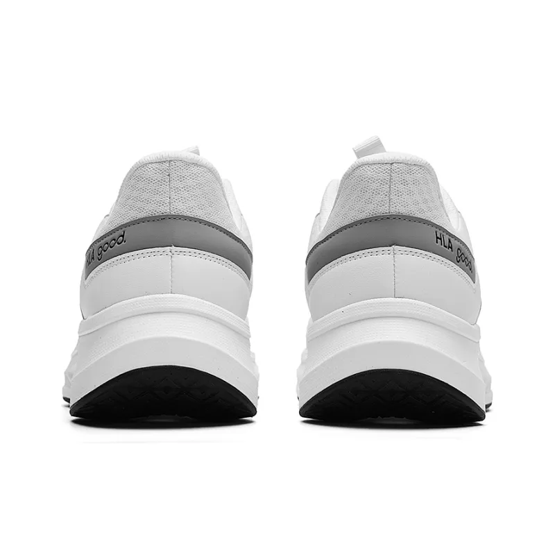HLA Men's Breathable Lace Free Mesh Flyknit Platform Sports Lifestyle Casual Shoes For Elderly-3