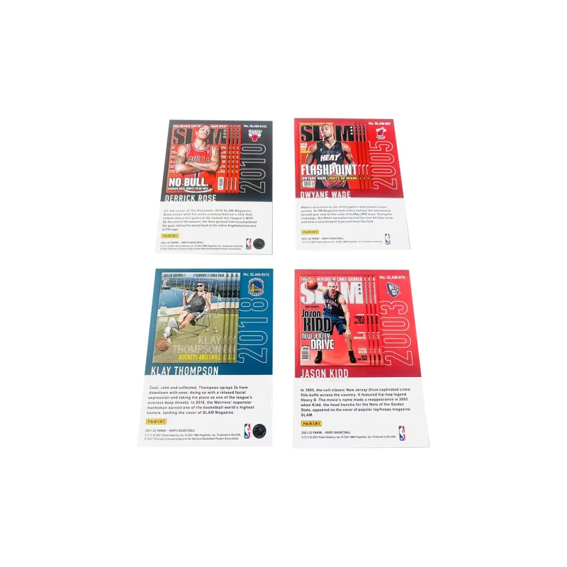 PANINI 21 22 Rose Wade Thompson Kidd Magazine Special Card Combination Player Card Product Access Sports Cards 4 Pcs-1