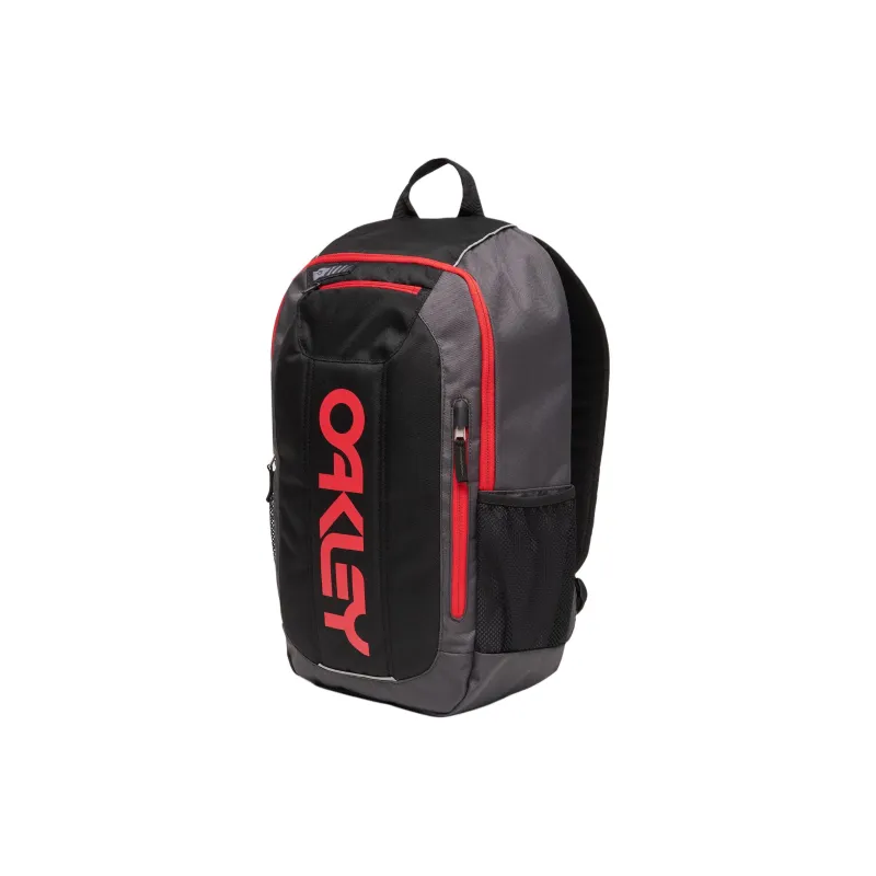 Oakley Polyester Backpack Regular Unisex Black & Red-1