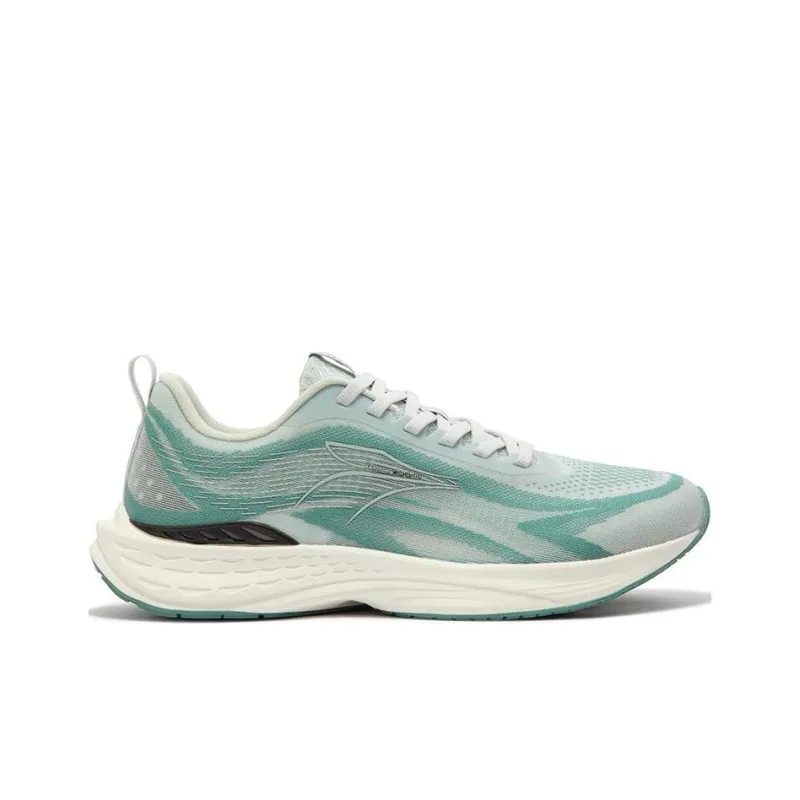 361° Cushioning, Wear Resistant Low Top Running Shoes Men's Gray Cyan-1