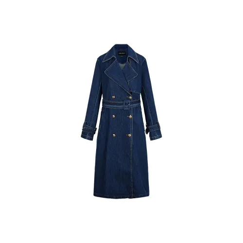 URBAN REVIVO Denim Jackets Women's Blue