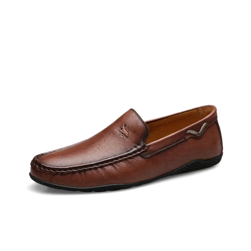 BECK Dress Shoes Men Low Top Brown, Black-11