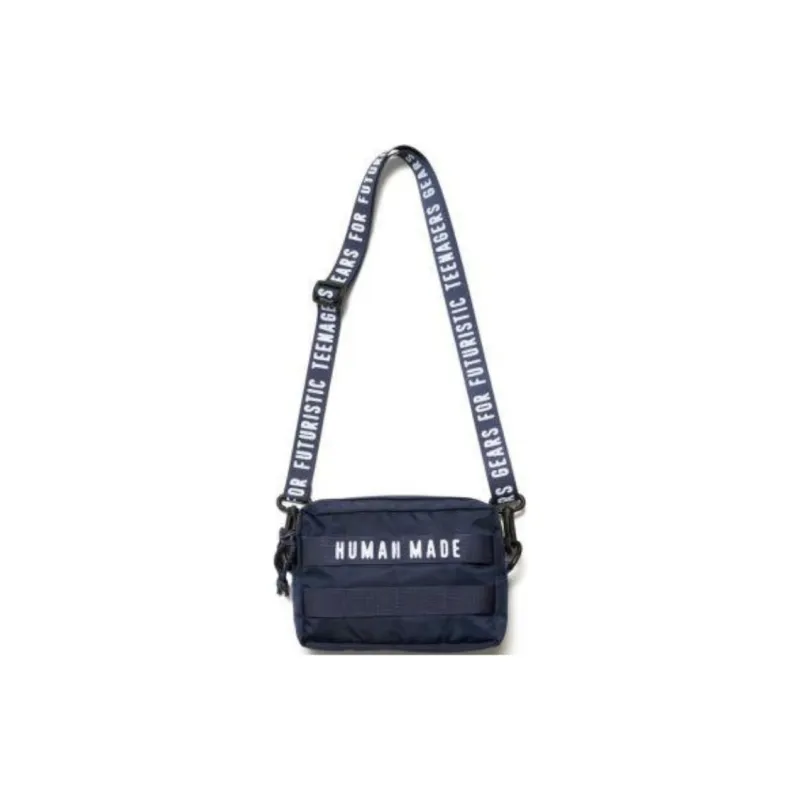 HUMAN MADE Nylon Shoulder Bag, Crossbody Bag Regular Unisex Marine Blue-2