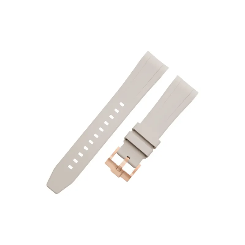 VAGENARI Rubber Strap Compatibility With Rolex New Arrival Ditan 126505 Pin Buckle Style Watch Band Unisex-3