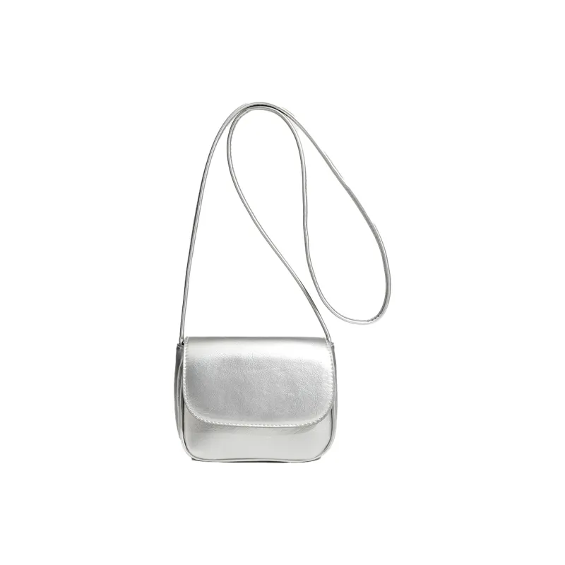 HAWA Artificial Leather Shoulder Bag Crossbody Bag Small Square Bag Regular Women's Red/Black/Silver/White-13