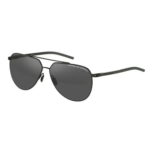 PORSCHE DESIGN Metal Nylon Aviator Sunglasses Men's