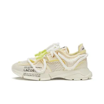 LACOSTE L003 Low Top Casual Shoes Men's Beige Yellow