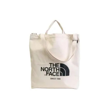 THE NORTH FACE Cotton Tote Bag, Shopping Bag, Handbag Large Size Unisex Beige
