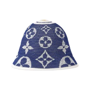 LOUIS VUITTON Cotton Hats & Caps Women's Blue