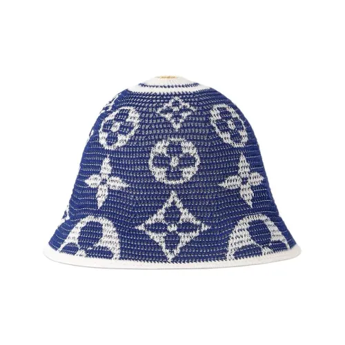 LOUIS VUITTON Cotton Hats & Caps Women's Blue