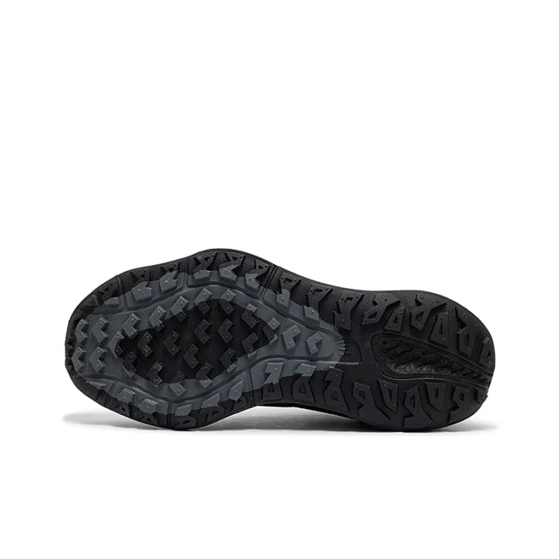 361° Slip Resistant Breathable Low Top Trail Running Shoes Men's Black Gray-4