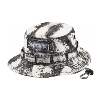 Supreme Cotton Bucket Hats Unisex Black