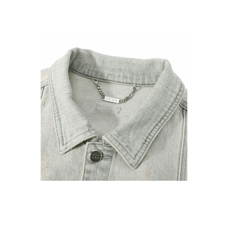 DAVID NAMAN Jackets Men Light Gray-3