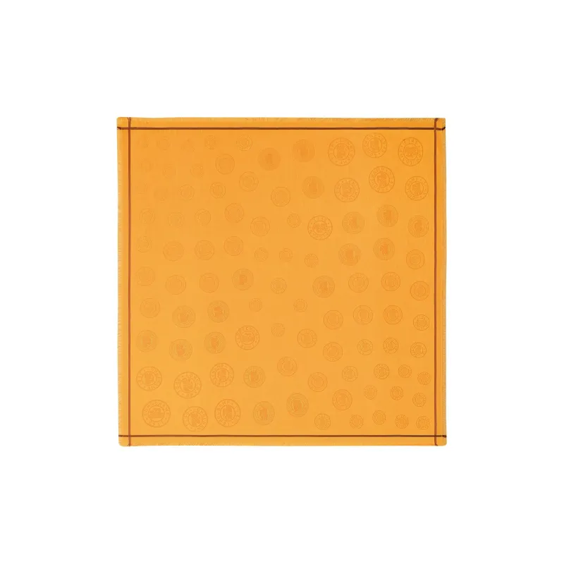 LONGCHAMP Cotton Shawls Women's Apricot-0