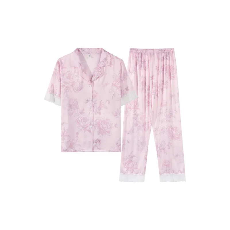 LoveEsteem Pajama Set Women's Pink-0