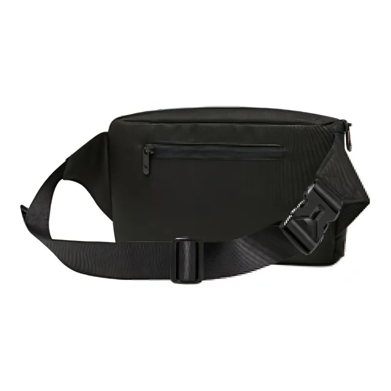 Skechers Fabric Sling Bag, One Shoulder, Crossbody, Fanny Pack Regular Unisex Black-2