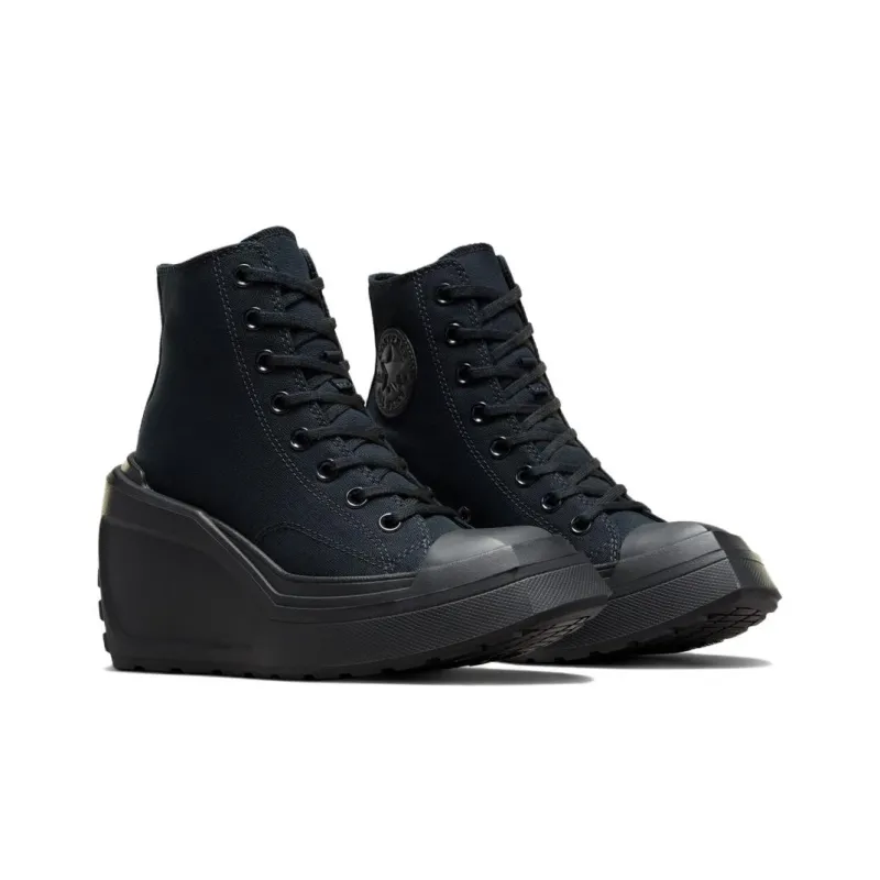 Chuck 70 De Luxe Women's Converse Wedge Platform High 'Triple Black' Women's-2