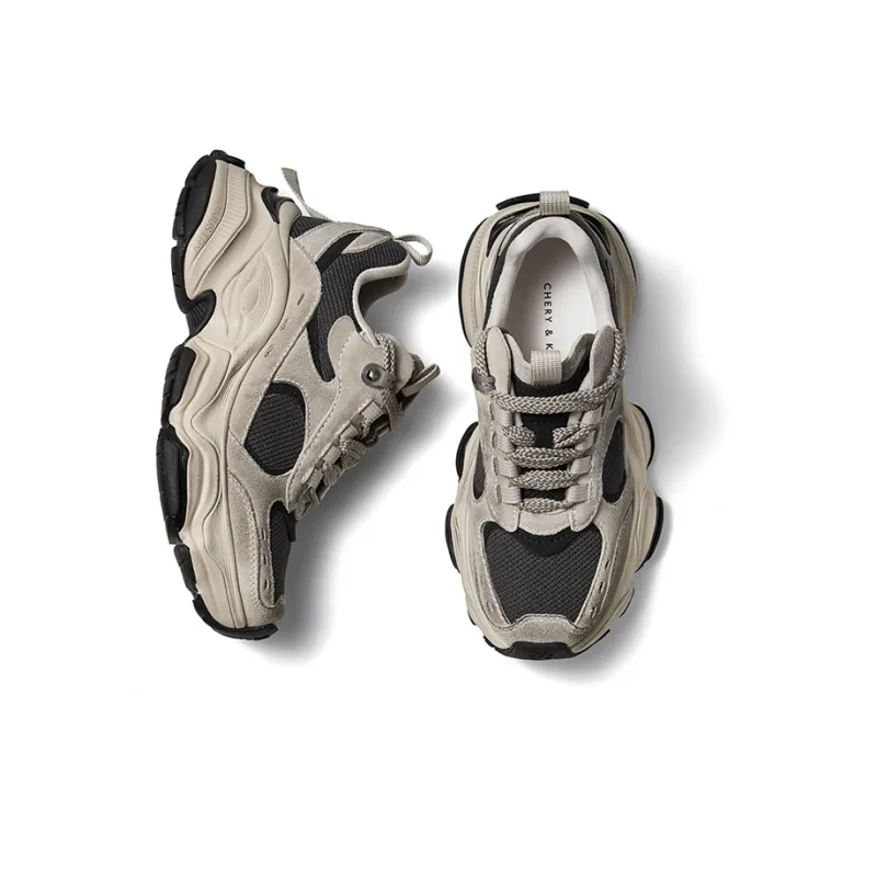 CHERYKALLY Wear-Resistant Coverage Low-Top Chunky Sneakers Women's-8