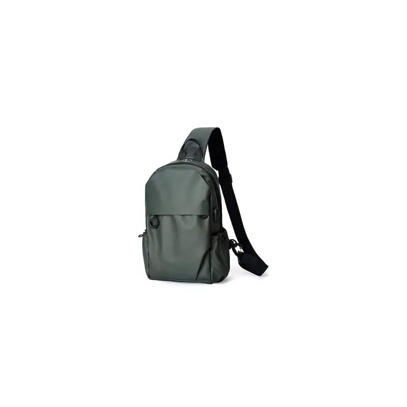 ROSEROOEN Oxford Sling Bag, Shoulder Bag, Crossbody Bag Regular Men's Black-8