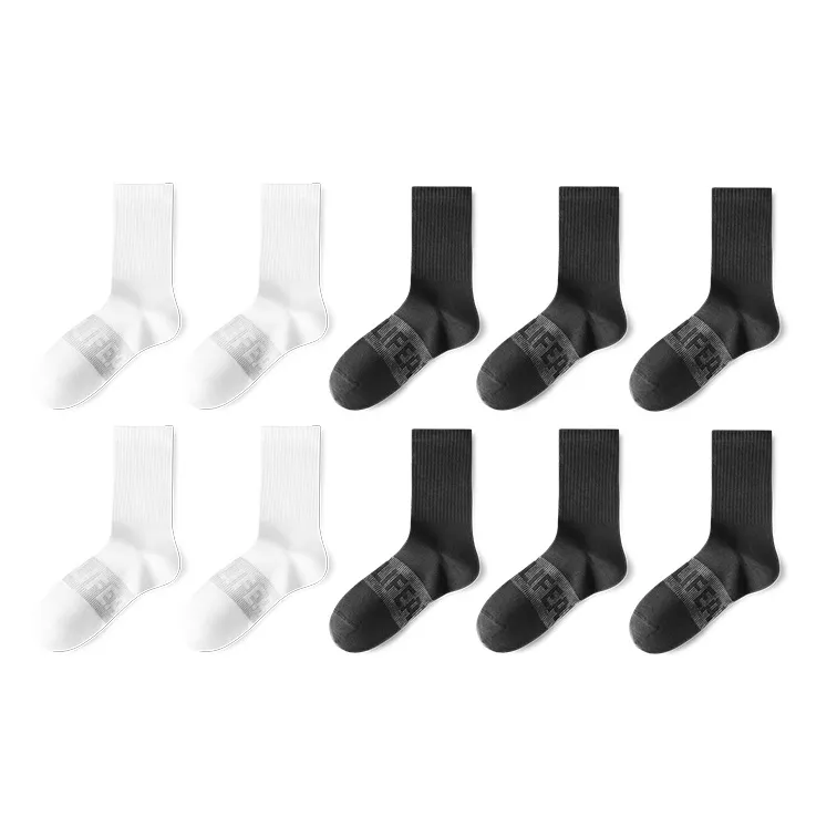 HLA Mid Calf Socks Men's 5 Pack-8