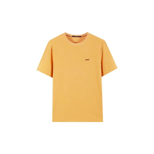 DAVID NAMAN T-Shirts Men Yellow