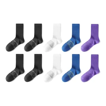 HLA Mid Calf Socks Men's 5 Pack