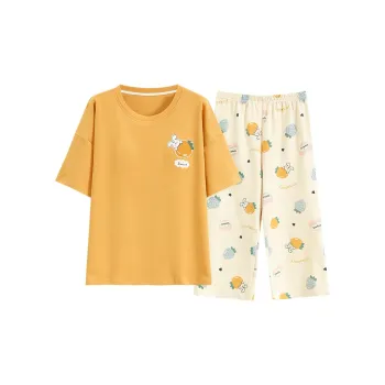 GOSO Pajama Set Women's Yellow Shades