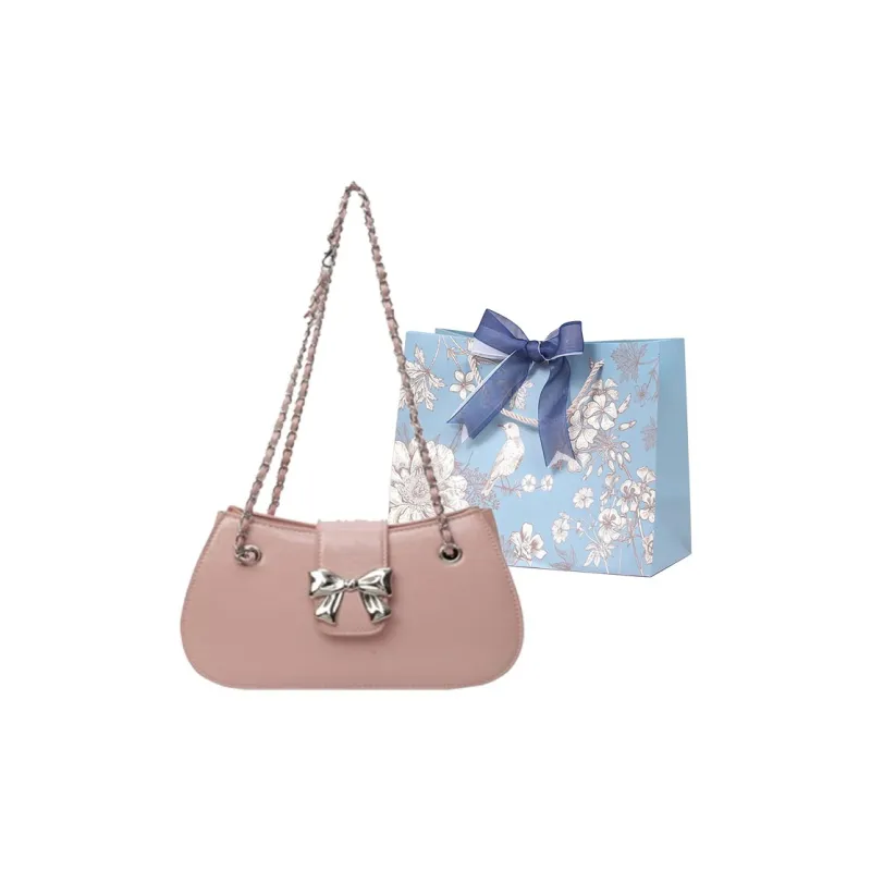 REDOO PU Shoulder Bag Women's Ecru/Silver/Black/Pink-15