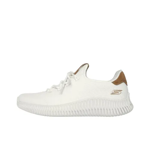 Skechers Bobs Anti-Slip Wear-Resistant Low-Top Casual Shoes Men's Ecru