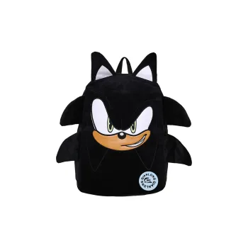 Debecca Plush Backpack Regular Unisex Black/Yellow/Blue