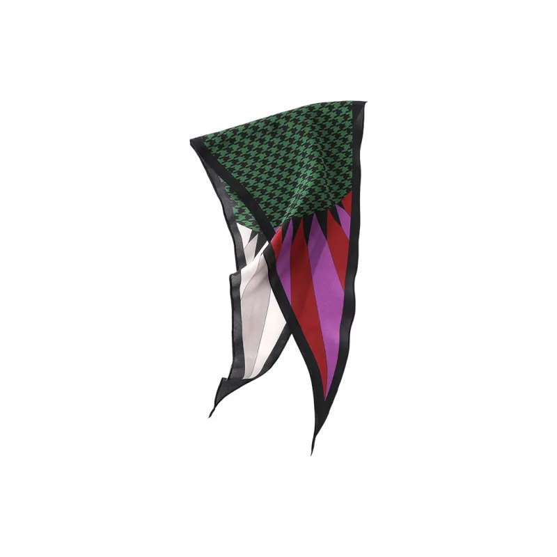 Hang Silk Road Mulberry Silk Silk Scarves Women's White-12