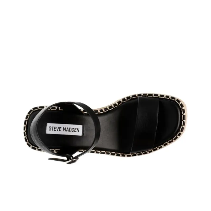 STEVE MADDEN Strap Sandals 9cm Women's Black-3