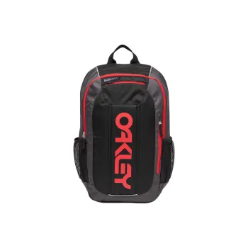 Oakley Polyester Backpack Regular Unisex Black & Red