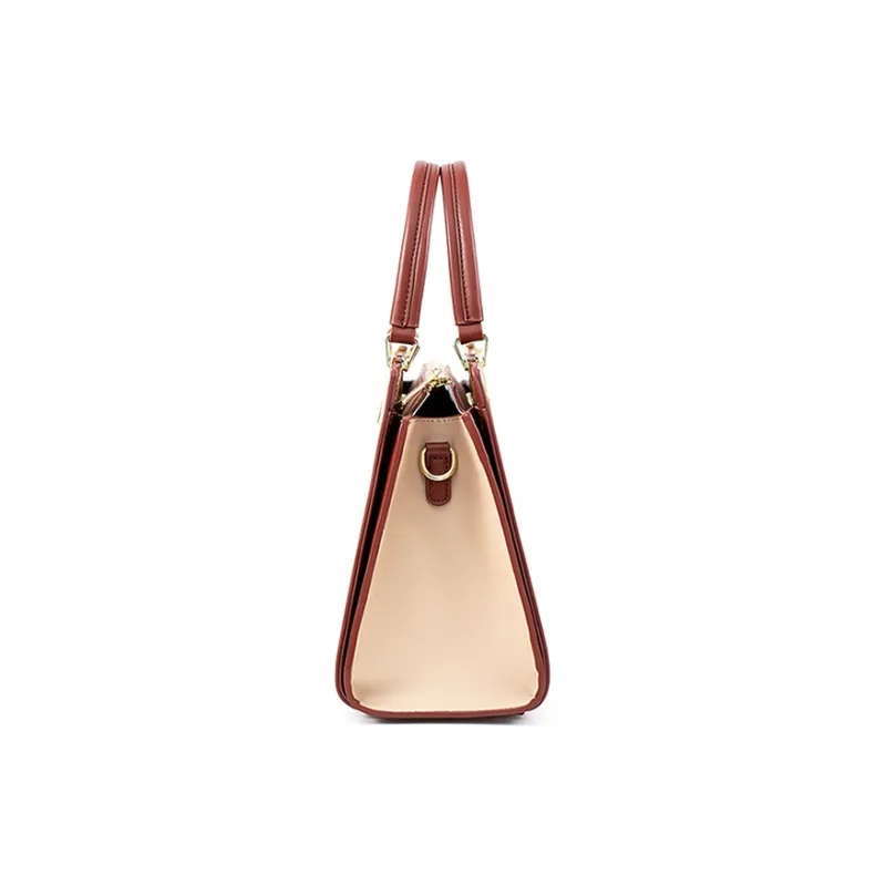 Vigno Synthetic Leather Handbag Regular Women's Red/Blue/Brown-2