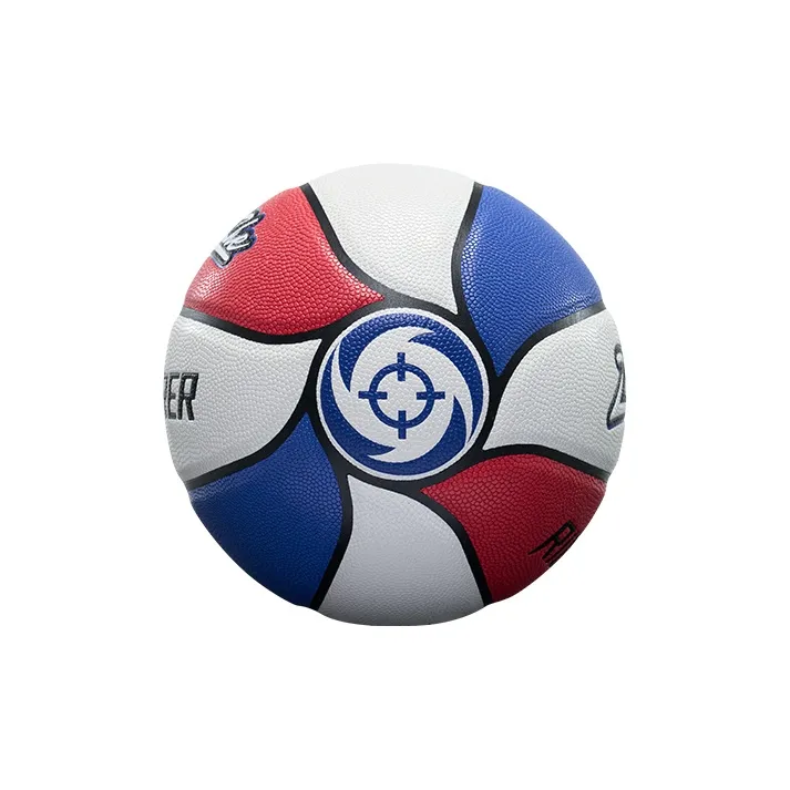 RIGORER PU Basketball Red White Blue Size 7 Ball Competition Unisex-2