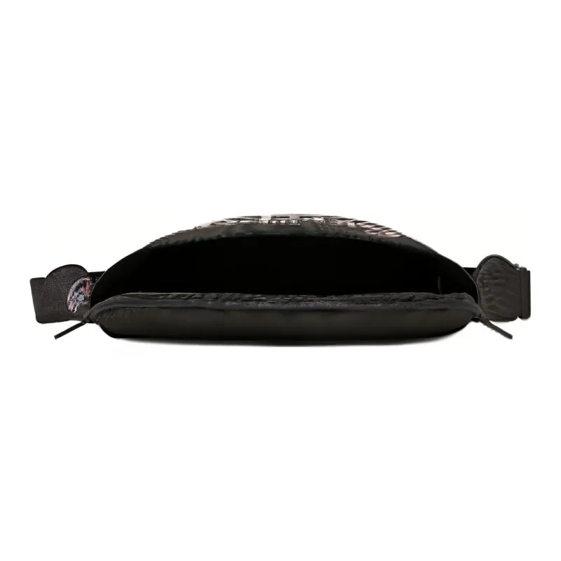 Skechers Fabric Sling Bag, One Shoulder, Crossbody, Fanny Pack Regular Unisex Black-3