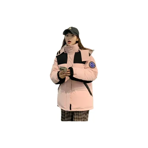 Tonlion Down Jackets Women's Gray Pink