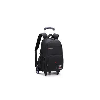 Natural Fish Oxford Pull Handle Backpack Regular Men's Black Yellow/Black Green/Gray/Black Red/Black Blue/Dark Blue