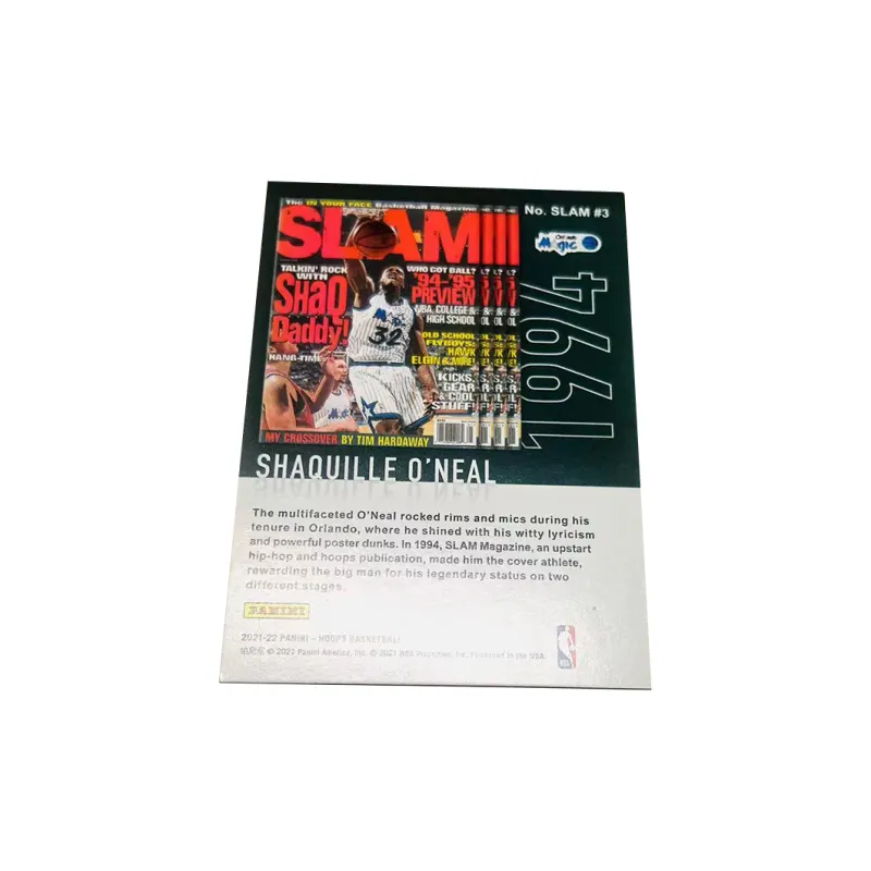 PANINI Shaquille O'Neal 21 22 Magic Teca Magazine Refringence Player Card Product Access Sports Cards 1 Pc-1