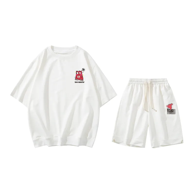 Love Monster Casual Sportswear Unisex-1