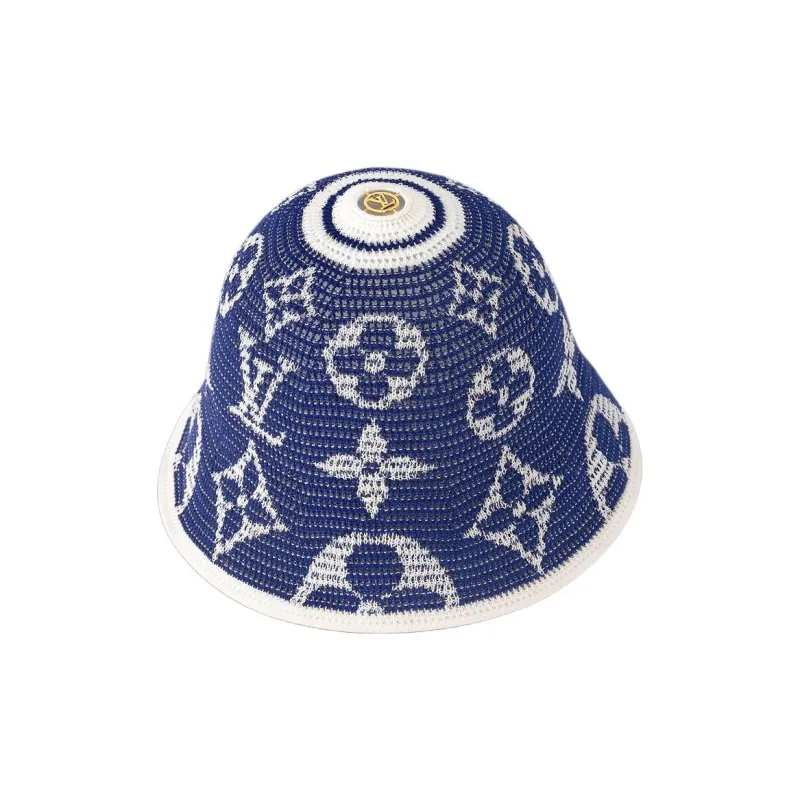 LOUIS VUITTON Cotton Hats & Caps Women's Blue-1